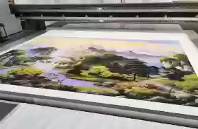 In UV 2 Mặt Tranh Dán Tường
