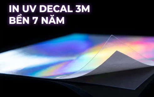 In UV 2 Mặt Decal 3M Mỹ