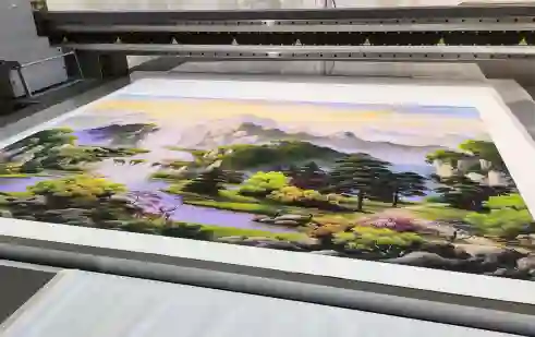 In UV 2 Mặt Tranh Dán Tường