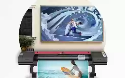 In UV Khổ Lớn Không Ghép Bạt Không Gân