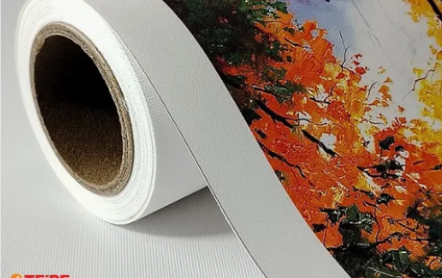 In UV Khổ Lớn Không Ghép Vải Canva