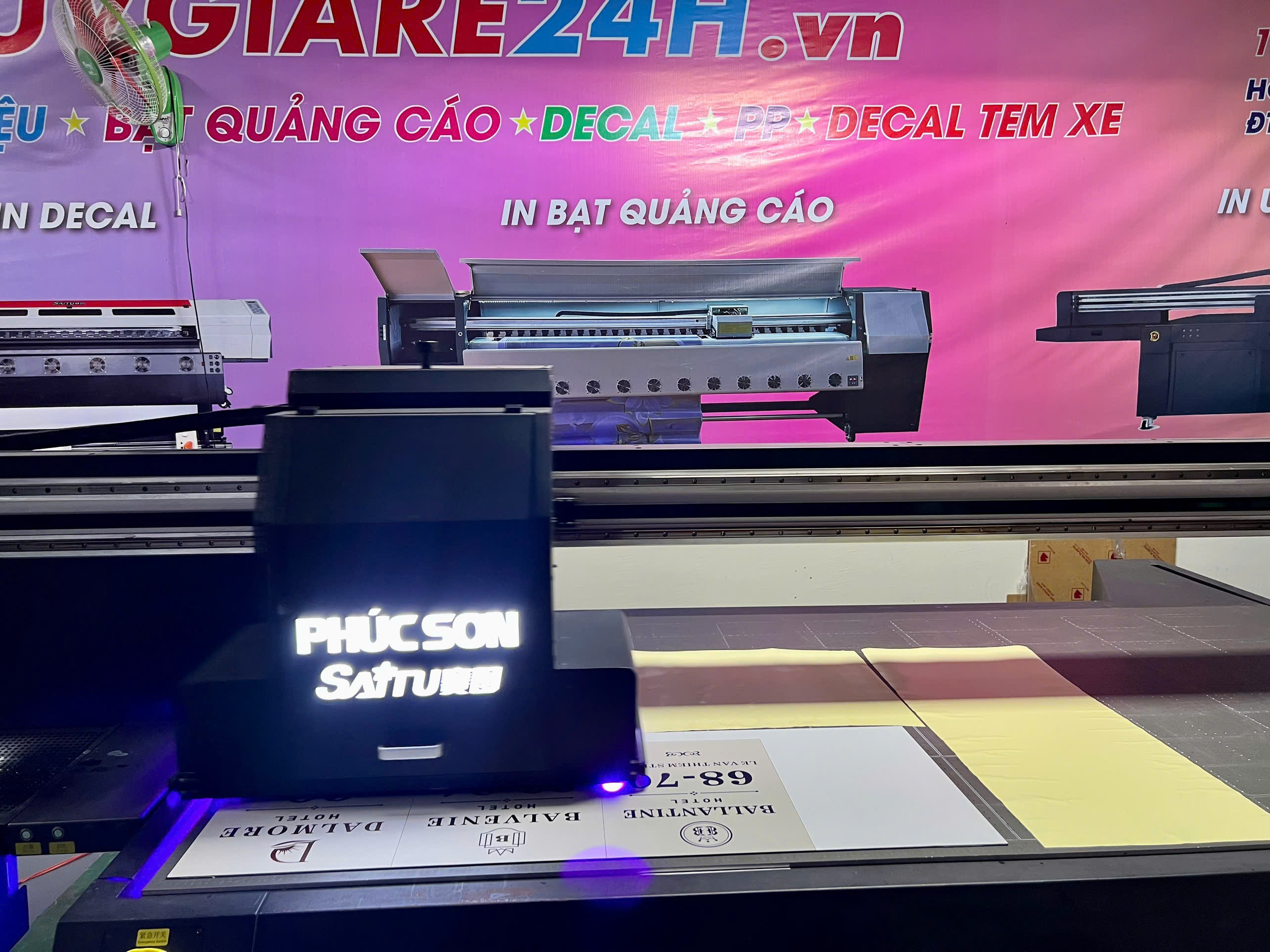 in UV phẳng