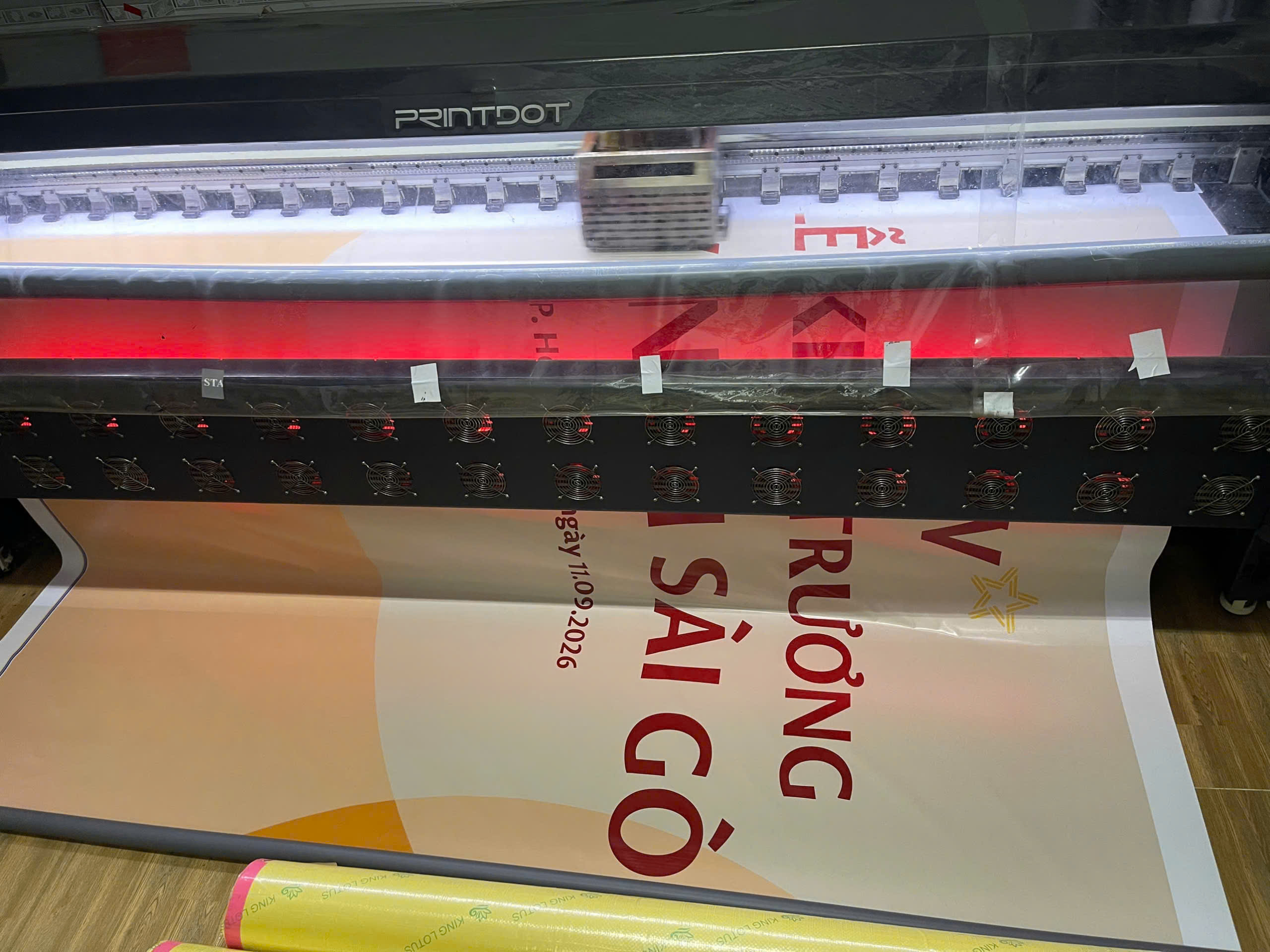 In bạt hiflex đế xám HCM