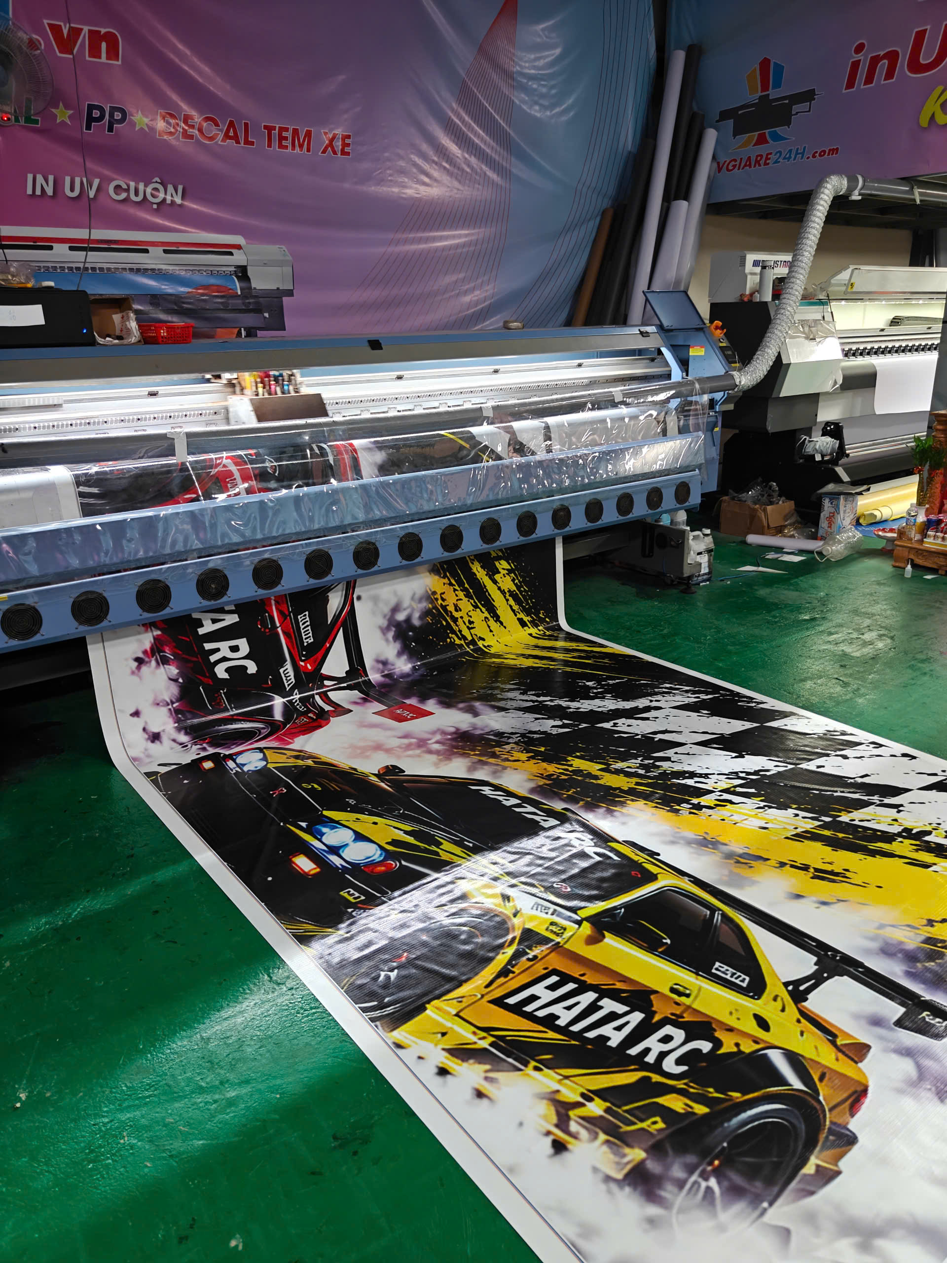 in UV 2 mặt trên bạt 3M
