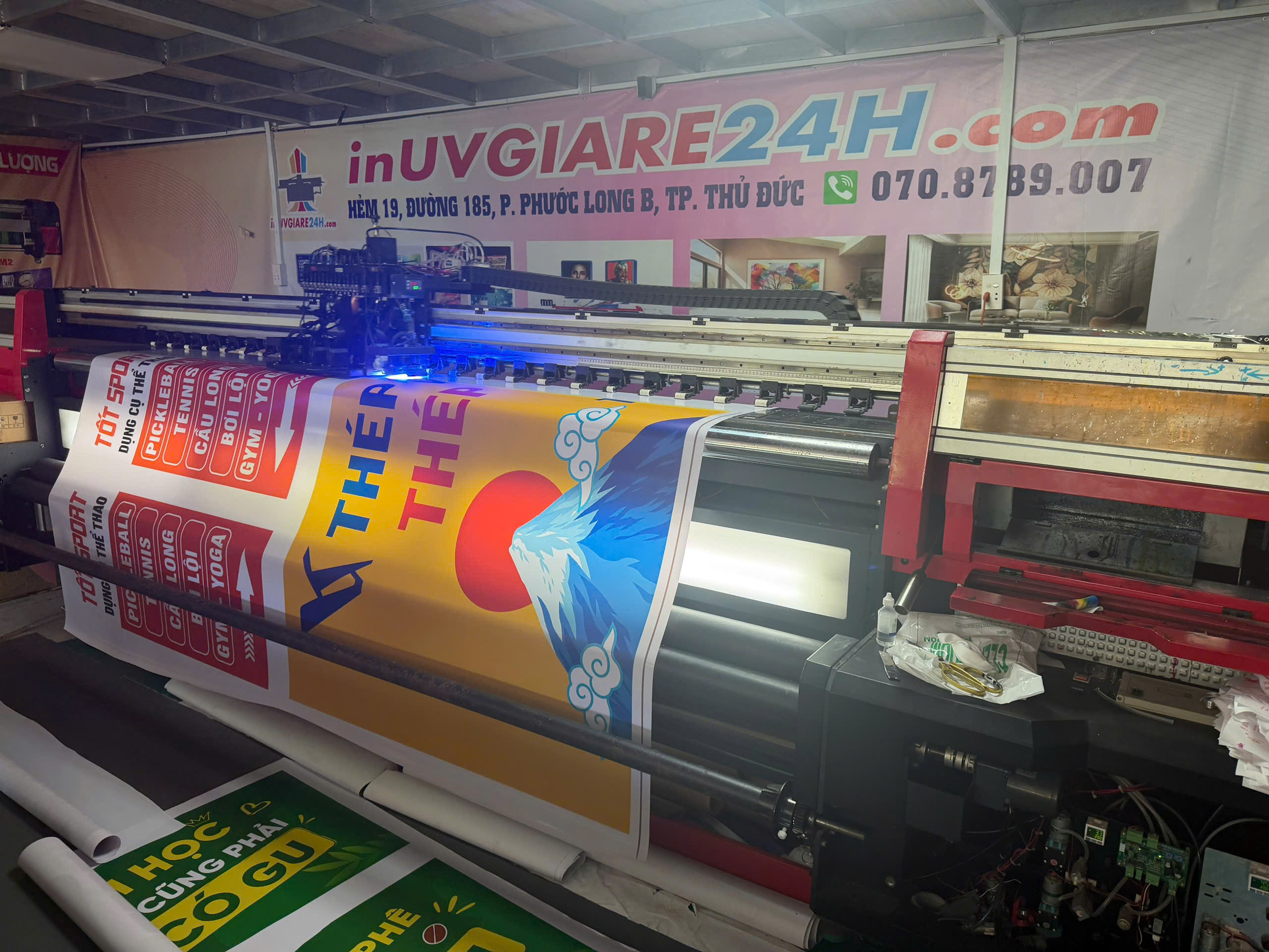 In UV Khổ lớn Không Ghép