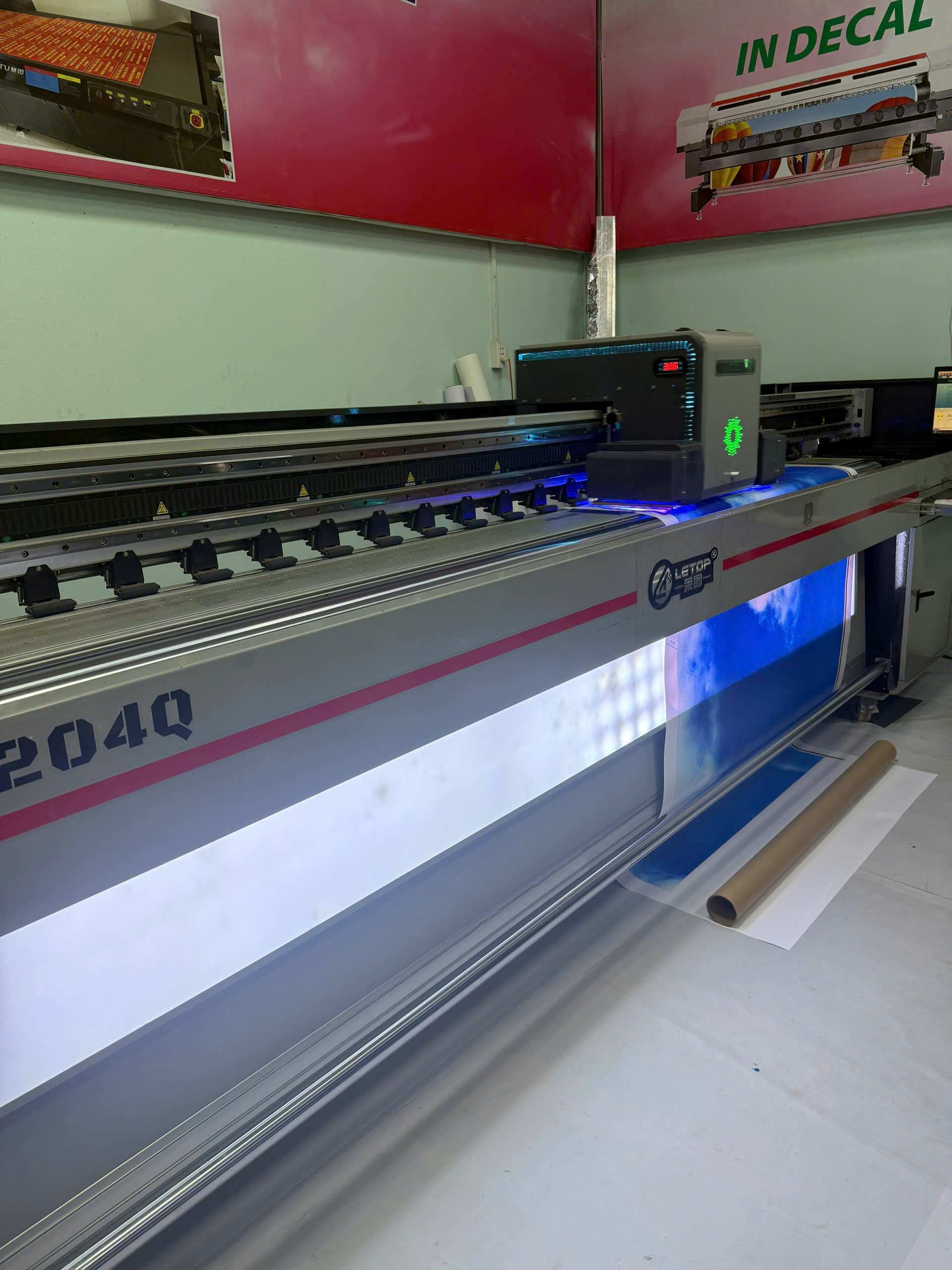 In UV