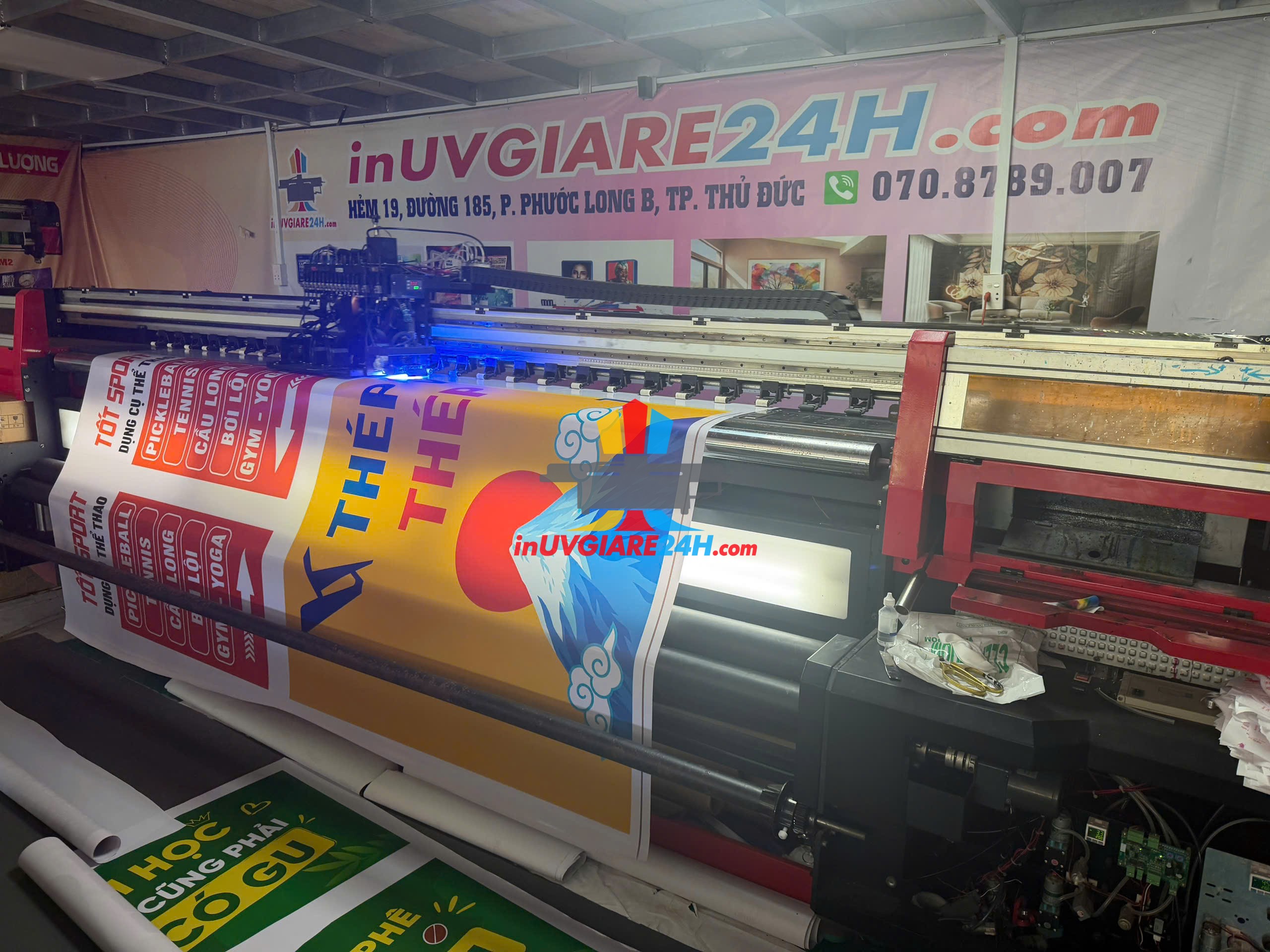 In UV theo yêu cầu