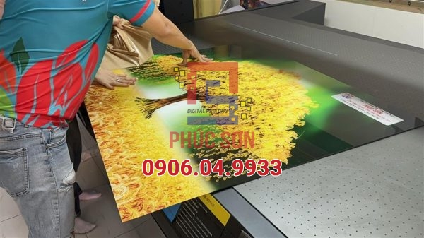 in UV phẳng 