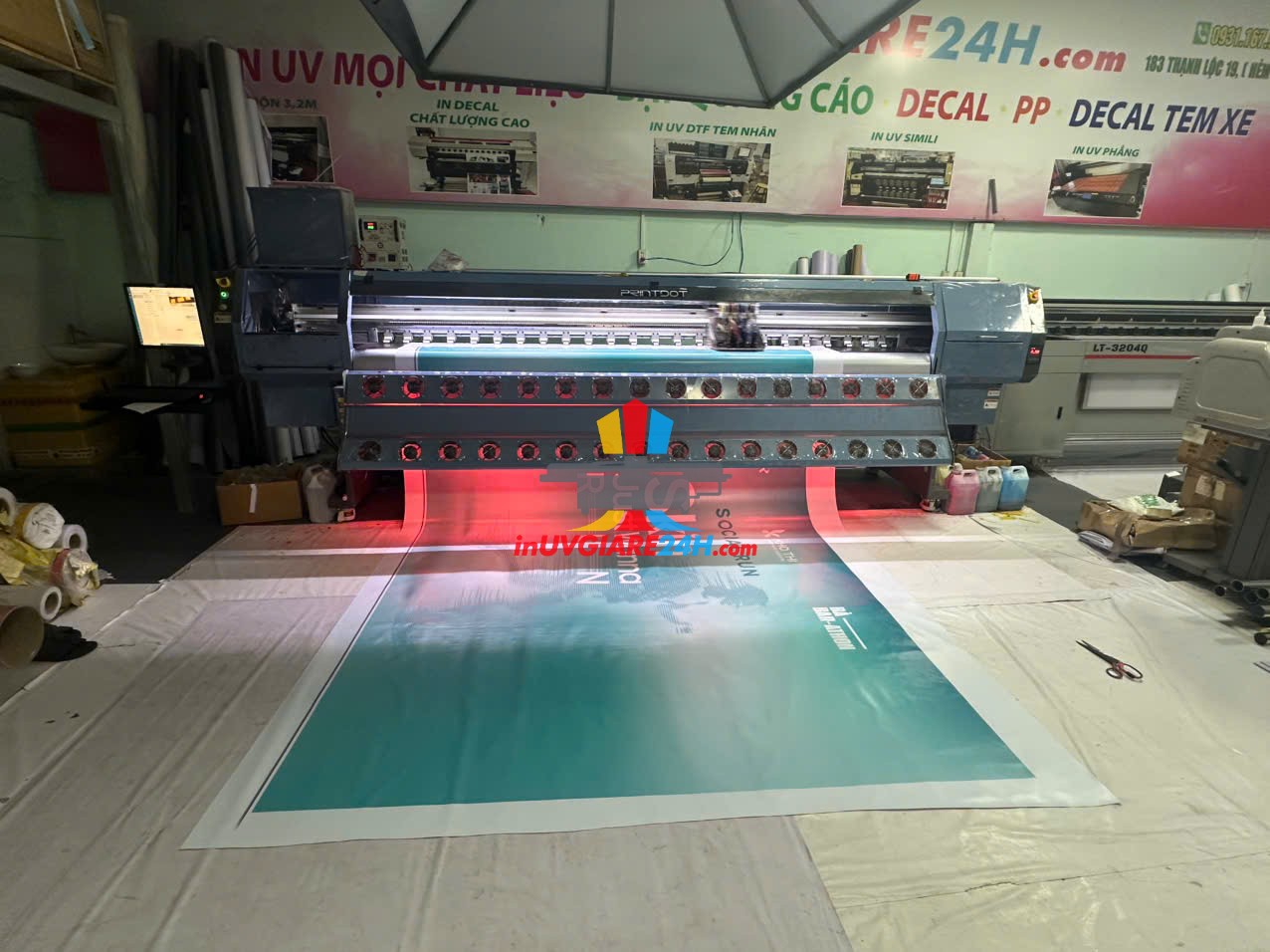 In UV bạt Hiflex 24h