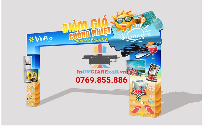 In bạt treo cổng chào – Ứng dụng trong sự kiện và lễ hội