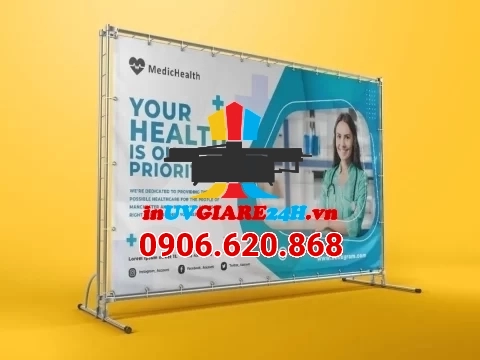 In bạt Hiflex treo pano, backdrop sự kiện, banner khuyến mãi