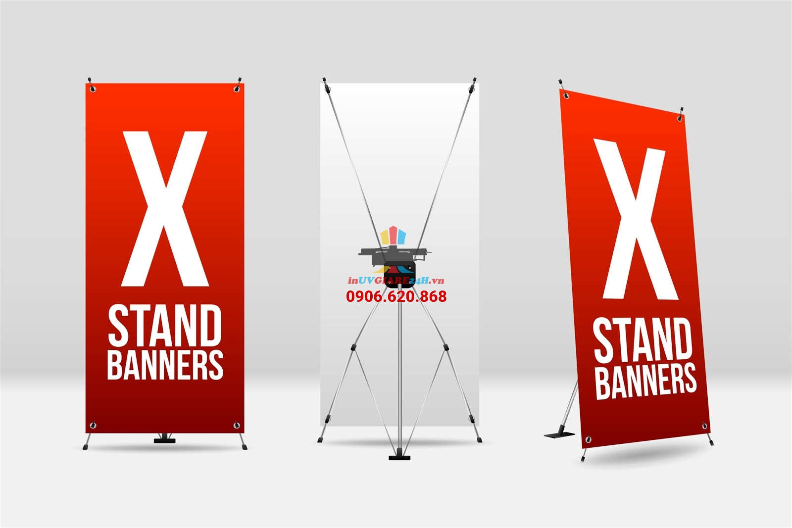 Tìm hiểu về in Standee X: Ưu điểm, kích thước và ứng dụng thực tế