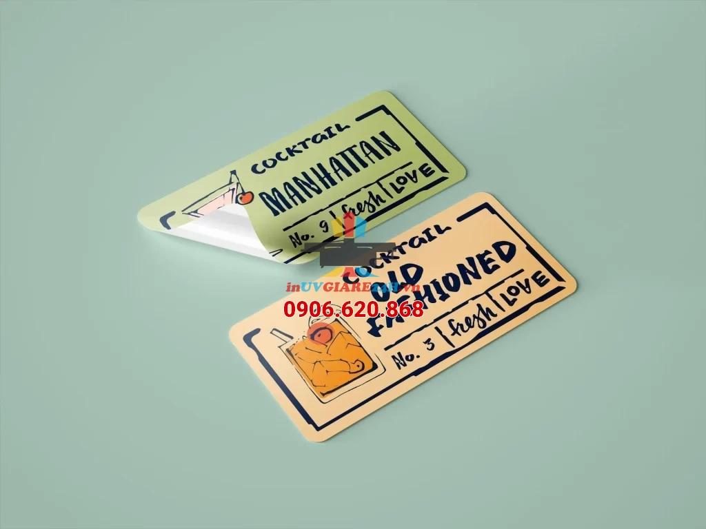 In decal tem nhãn chống nước – Chống phai – Siêu bền ngoài trời