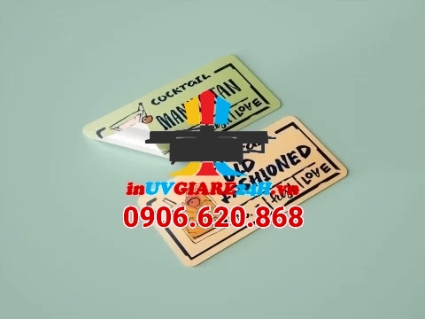 In decal tem nhãn chống nước – Chống phai – Siêu bền ngoài trời